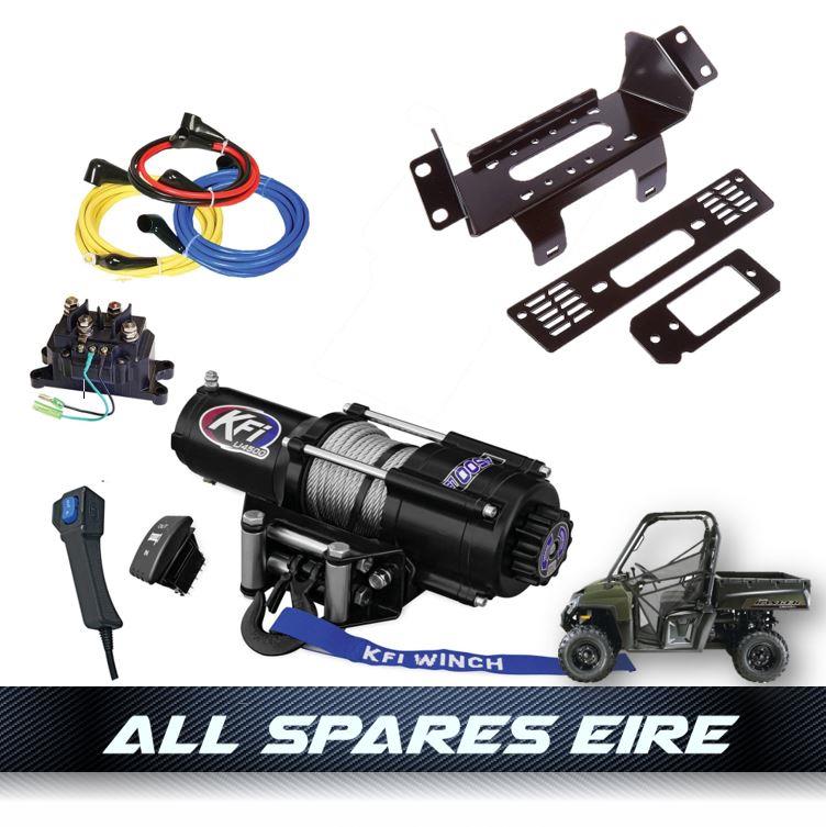 POLARIS RANGER MIDSIZE 400 500 570 4500LB WINCH & MOUNTING KIT