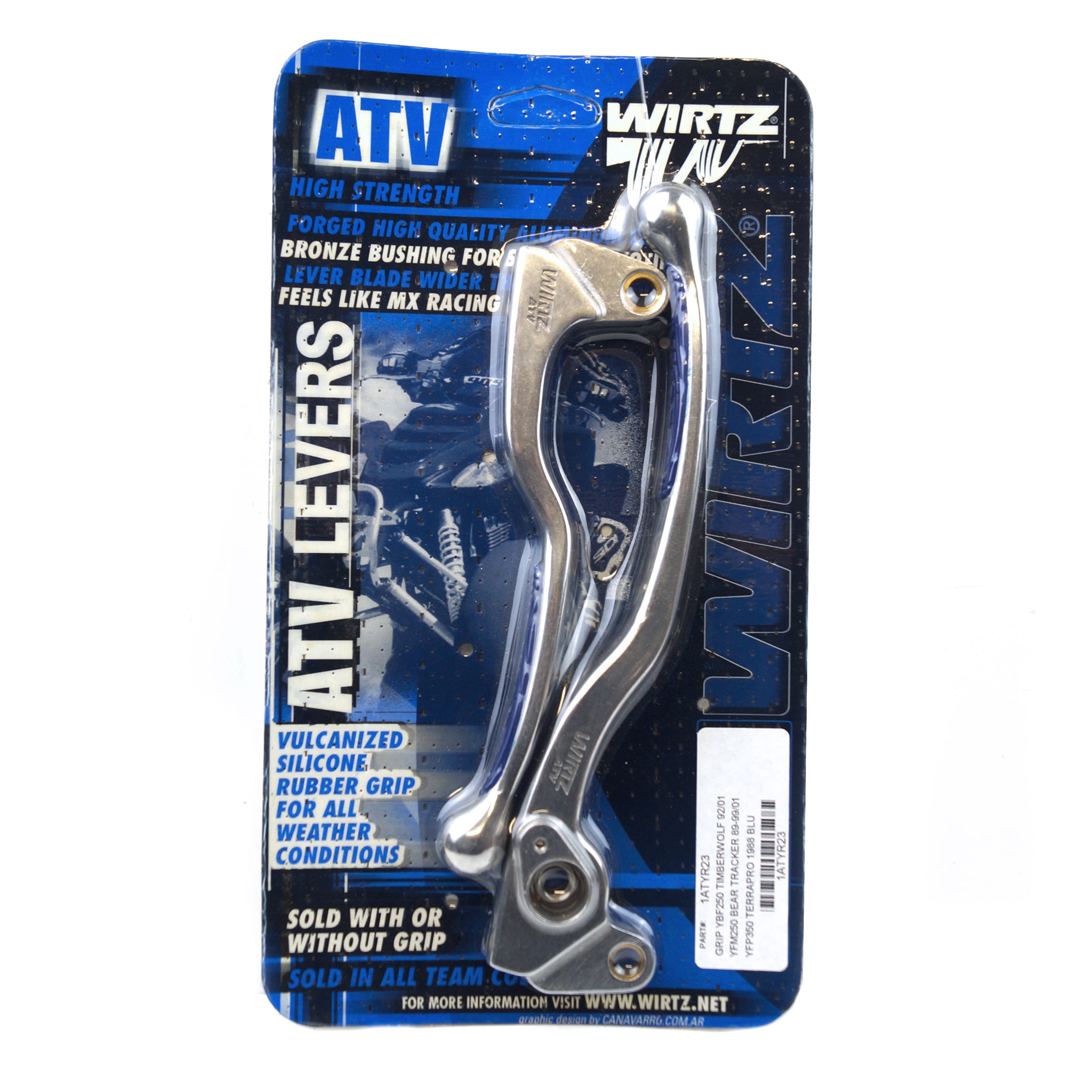 WIRTZ LEVER SET GRIP BLUE