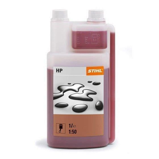 STIHL HP 1L SEMI SYNTHETIC 2 STROKE OIL 50:1 MEASURE BOTTLE