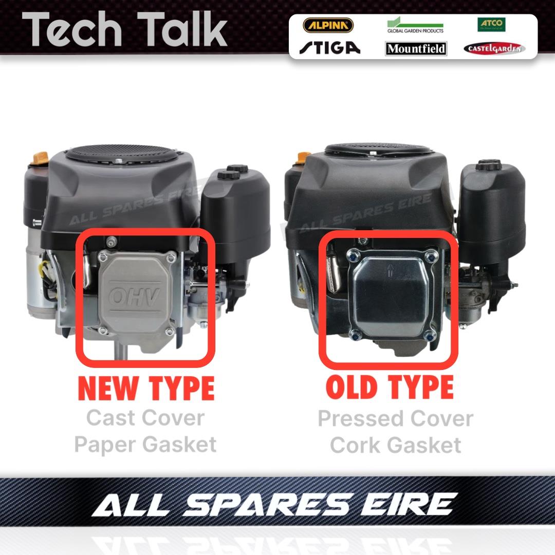 Updated Rocker Cover & Gasket Kit for Castelgarden Ride On Engines