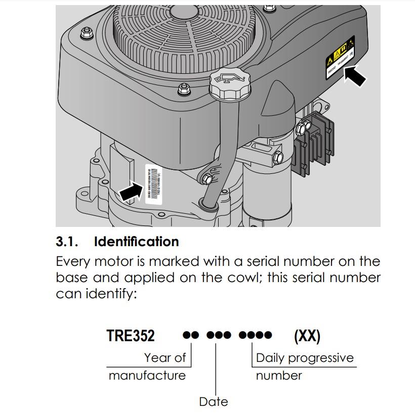 Loncin 352cc Engine TRE352 ST350 7050 Mountfield & Stiga Ride Ons