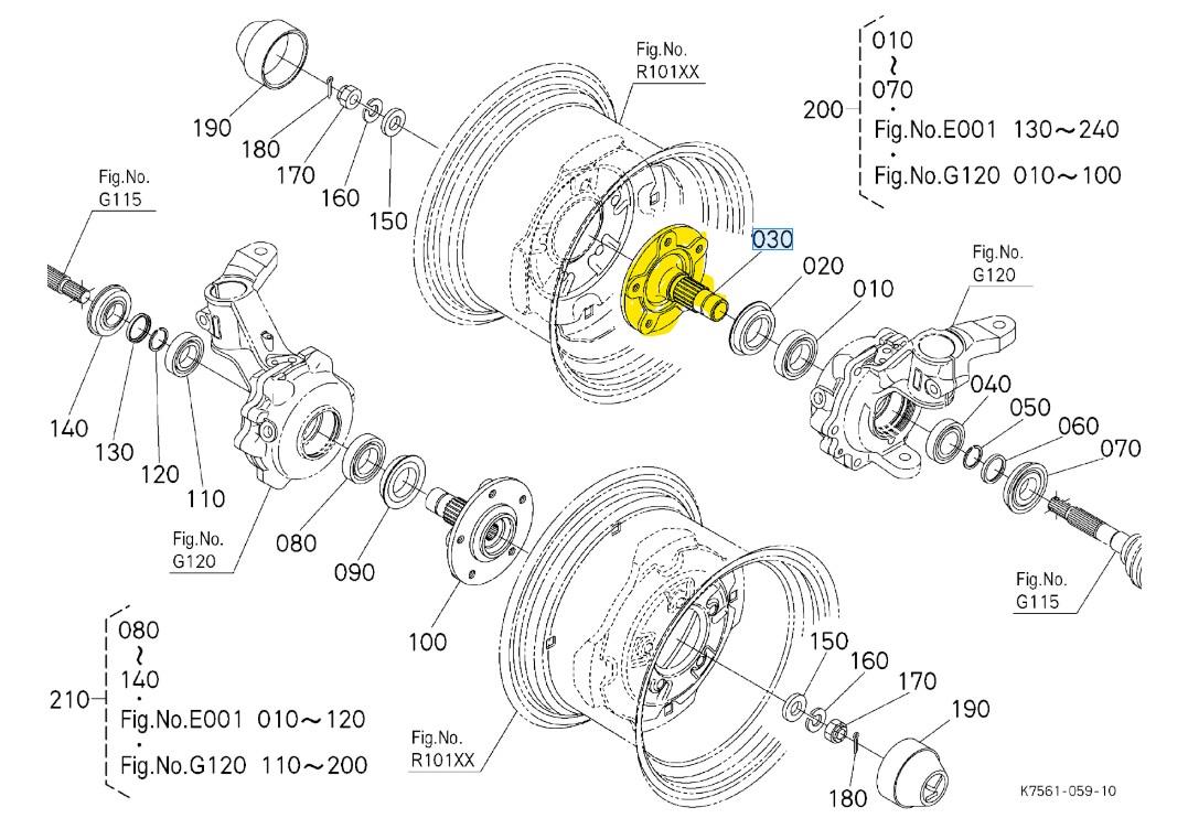 Front Axle Hub Splined Shaft For Kubota RTV900 RTV1100 RTV1140