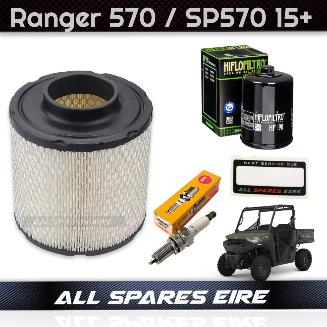 POLARIS RANGER 570 SERVICE KIT INC AIR, OIL FILTER & SPARK PLUG