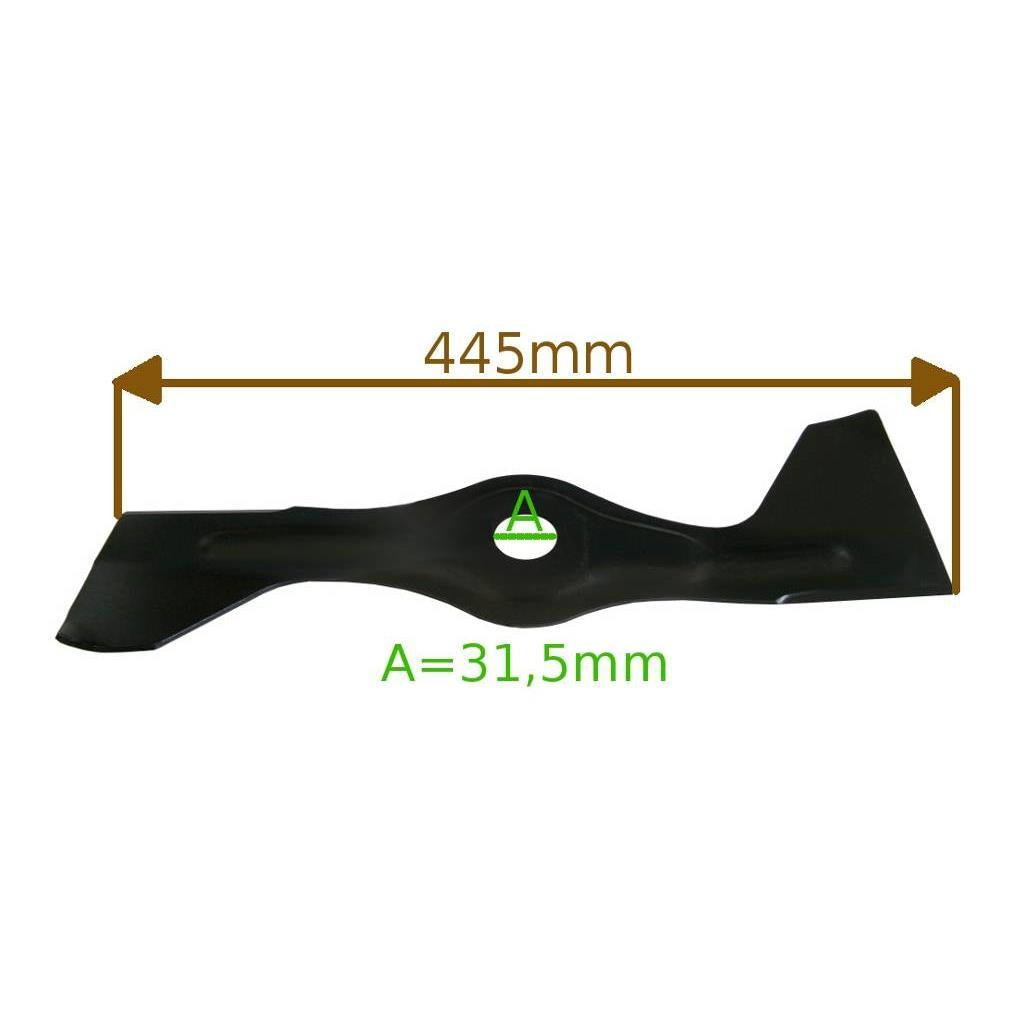 Hi Lift Blade fits WEIBANG Virtue 46 SPP / SVP Lawnmower - 4510403010