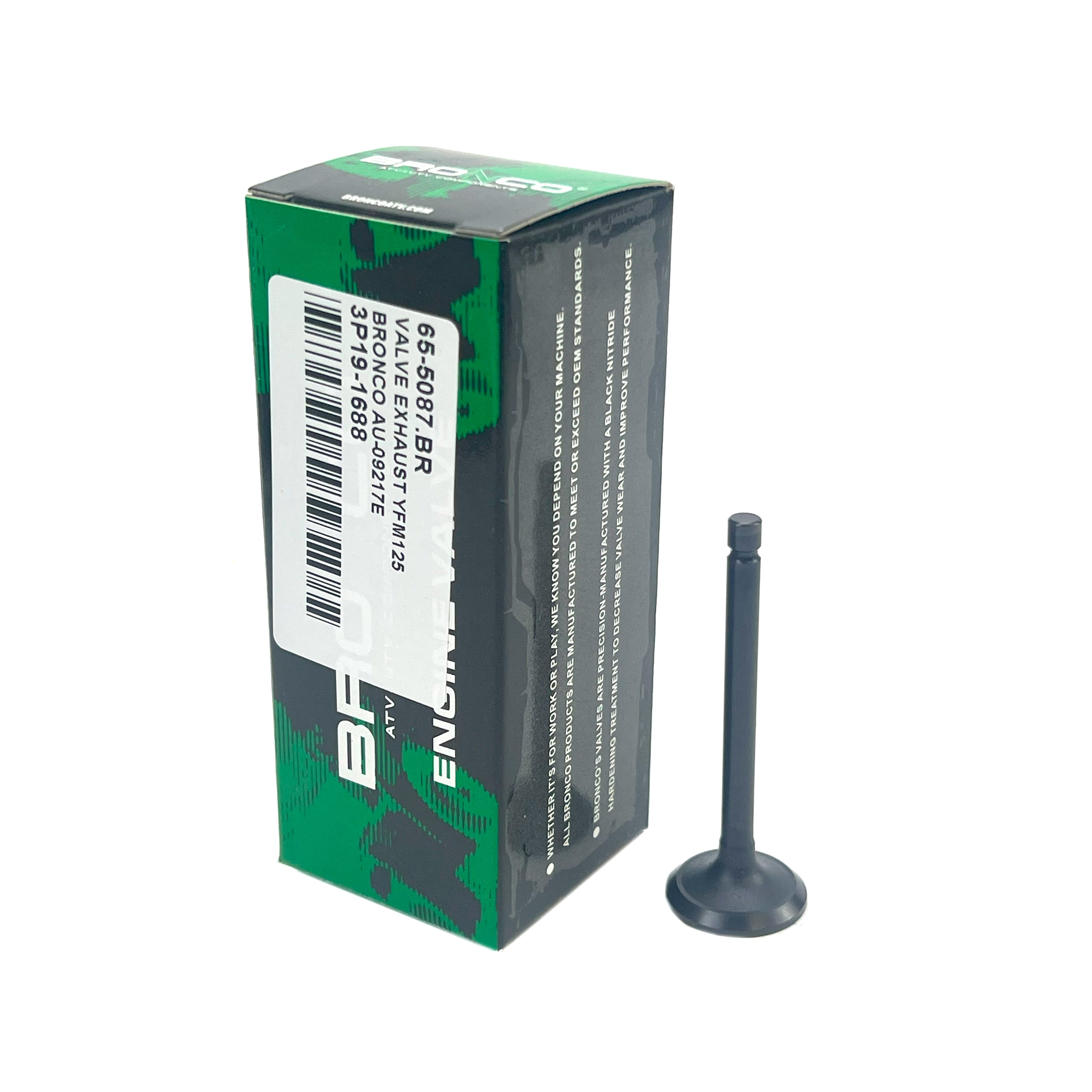 VALVE EXHAUST YFM125, BRONCO AU-09217E