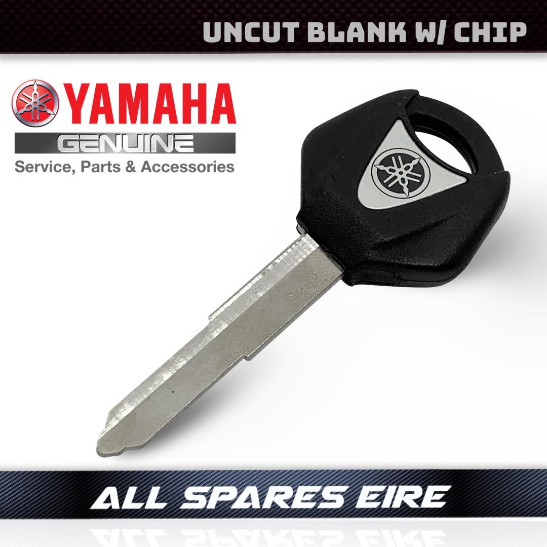Genuine Yamaha Blank Key with CHIP fits MT-01/MT-03/MT-07/MT-09/MT-10