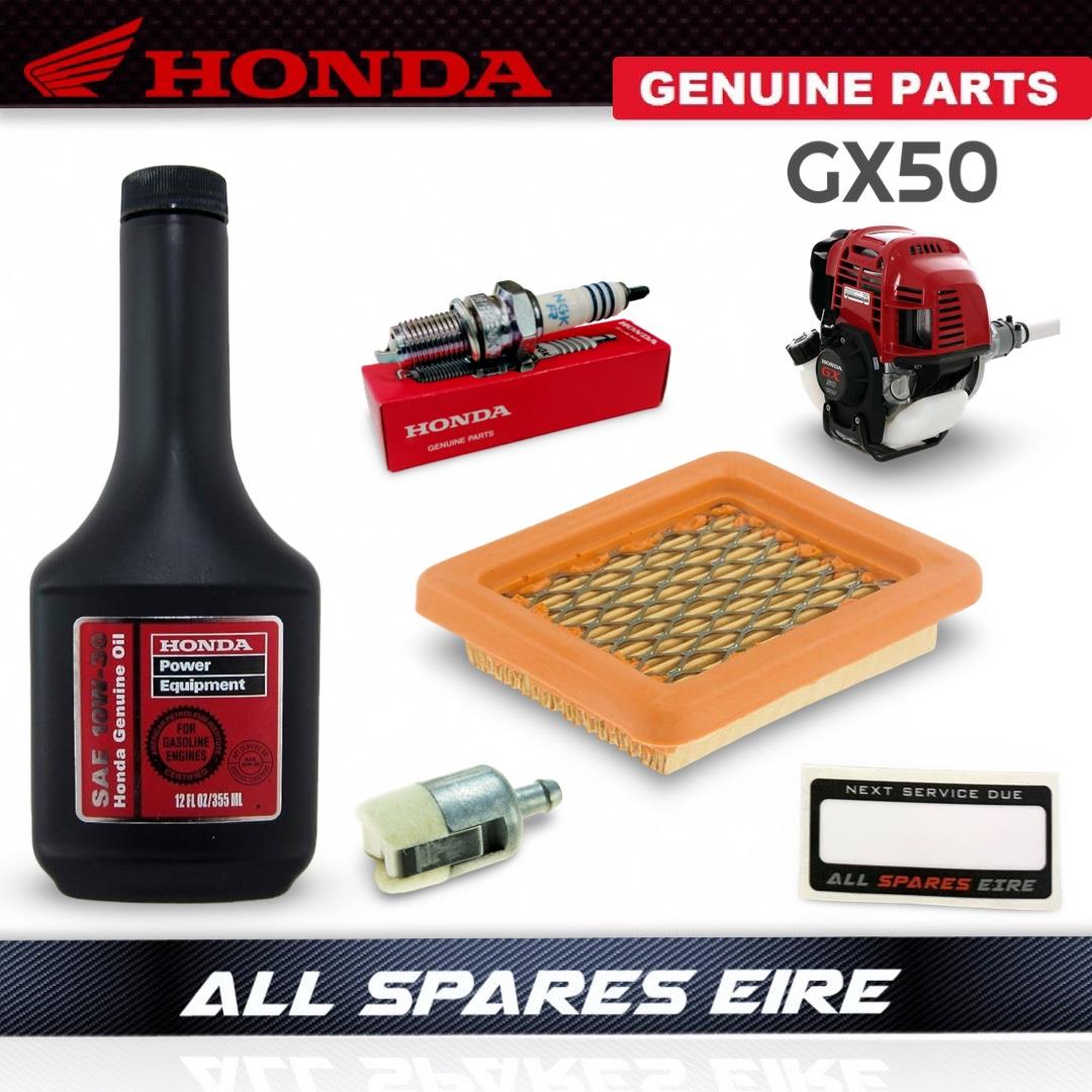 Honda GX50 UMK450 UMR450 T Service Kit Inc Air Fuel Filter, Oil & Plug