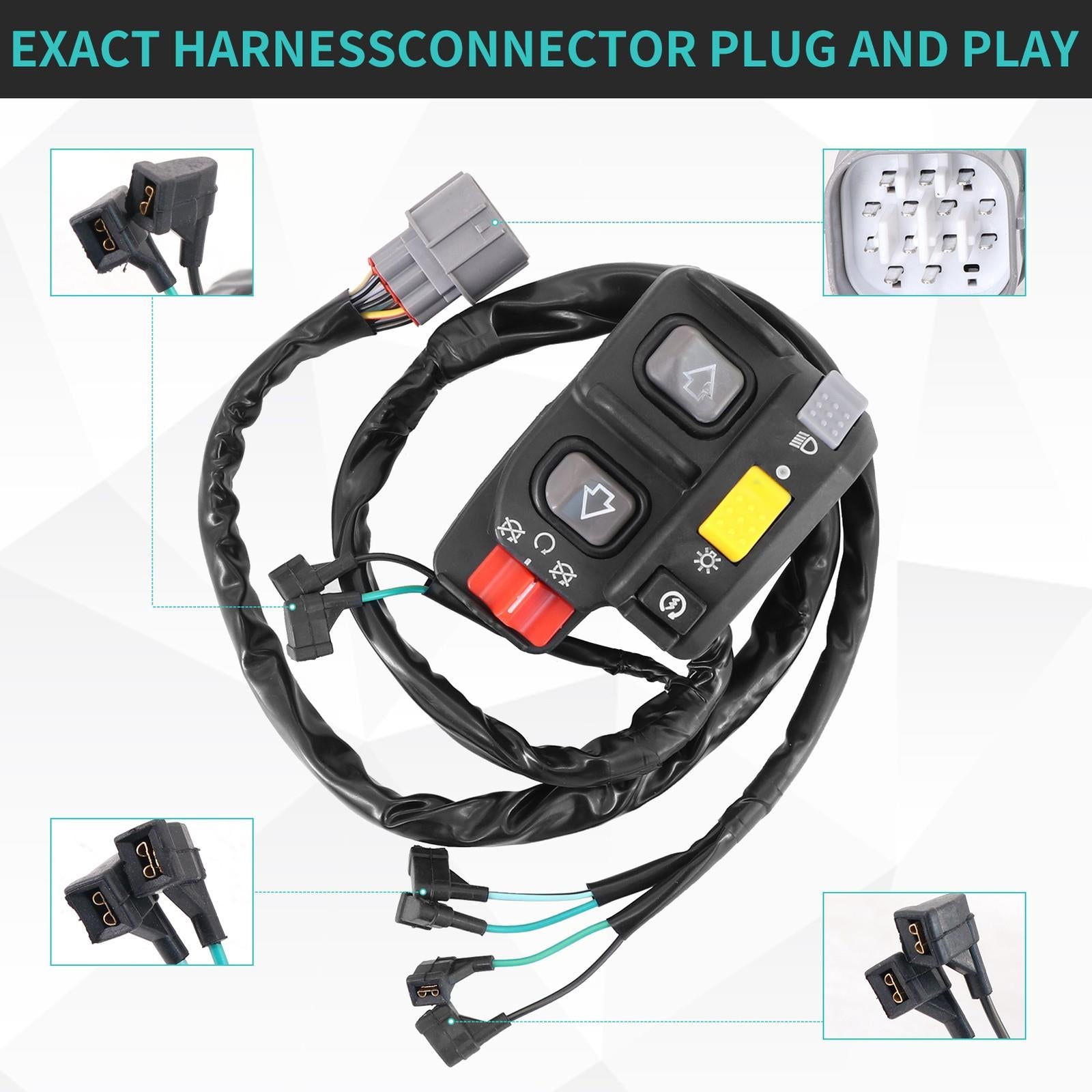 HONDA LEFT HANDLEBAR SWITCH ELECTRIC SHIFT TRX420 FE/TE 2009-2013