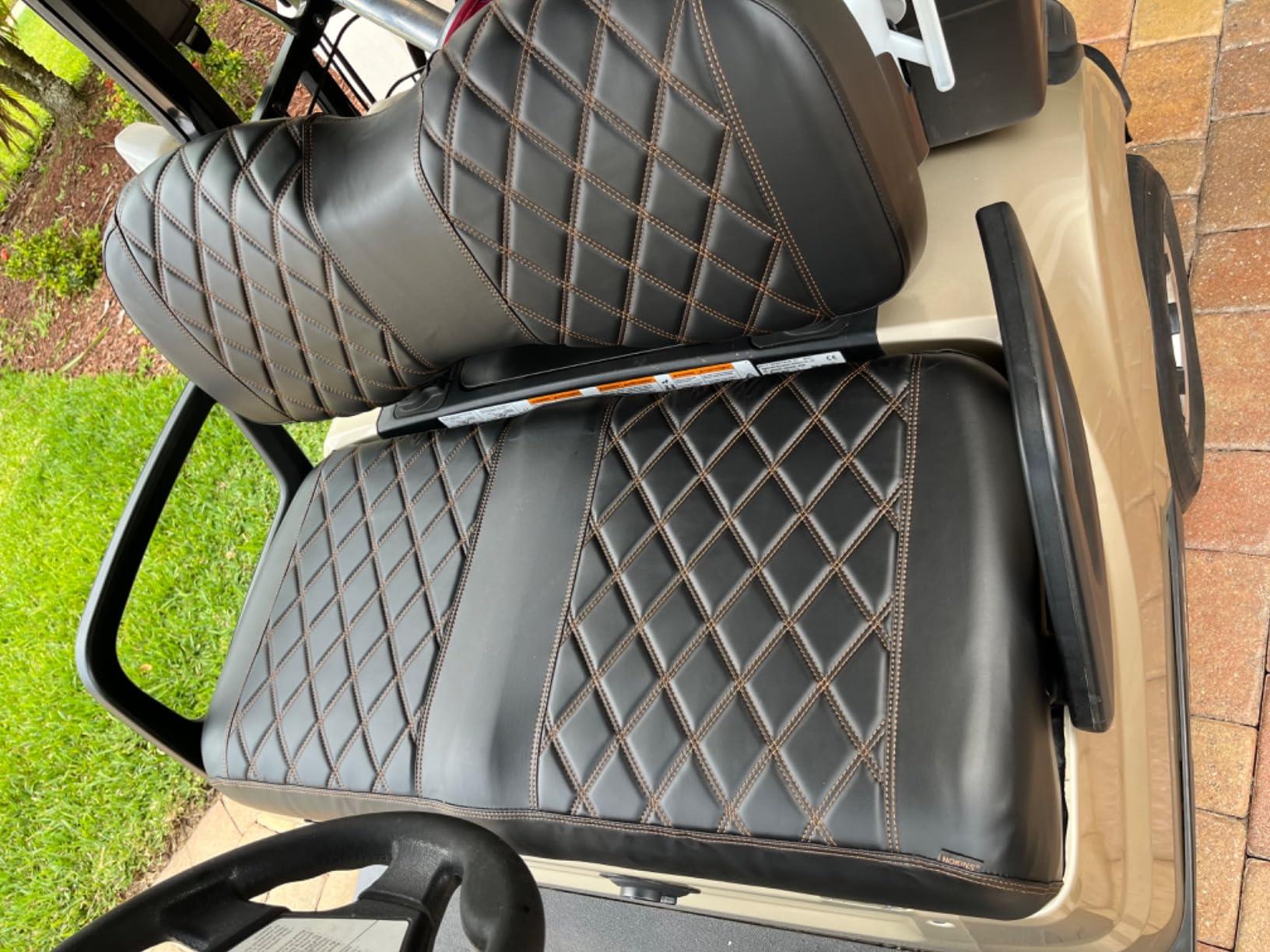 YAMAHA GOLF CART LUXURY REPLACEMENT BACK & BOTTOM SEAT COVER SET 2007+