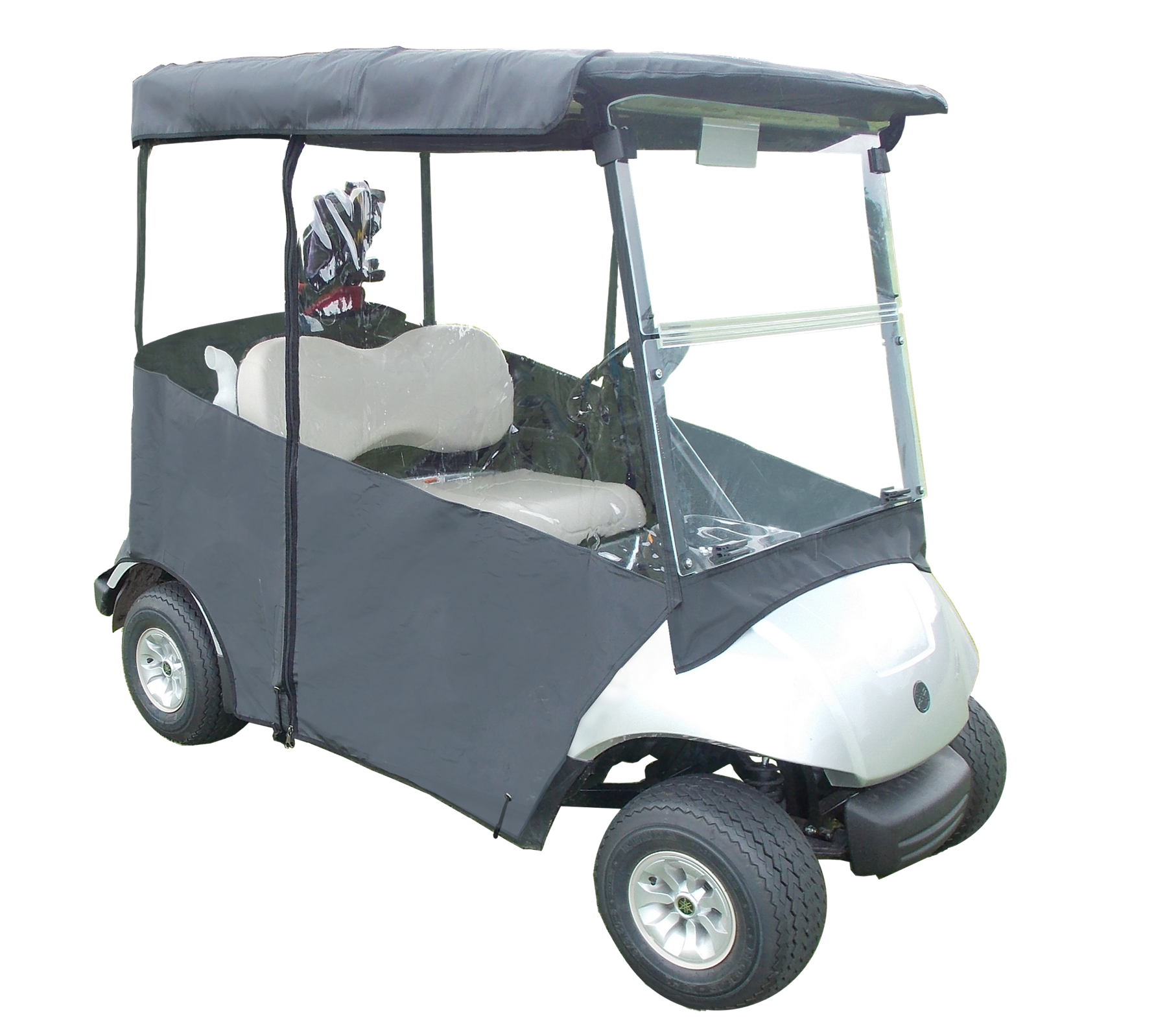 YAMAHA 3 SIDED CUSTOM FIT GOLF BUGGY DOORWORKS™ USA COVER ENCLOSURE