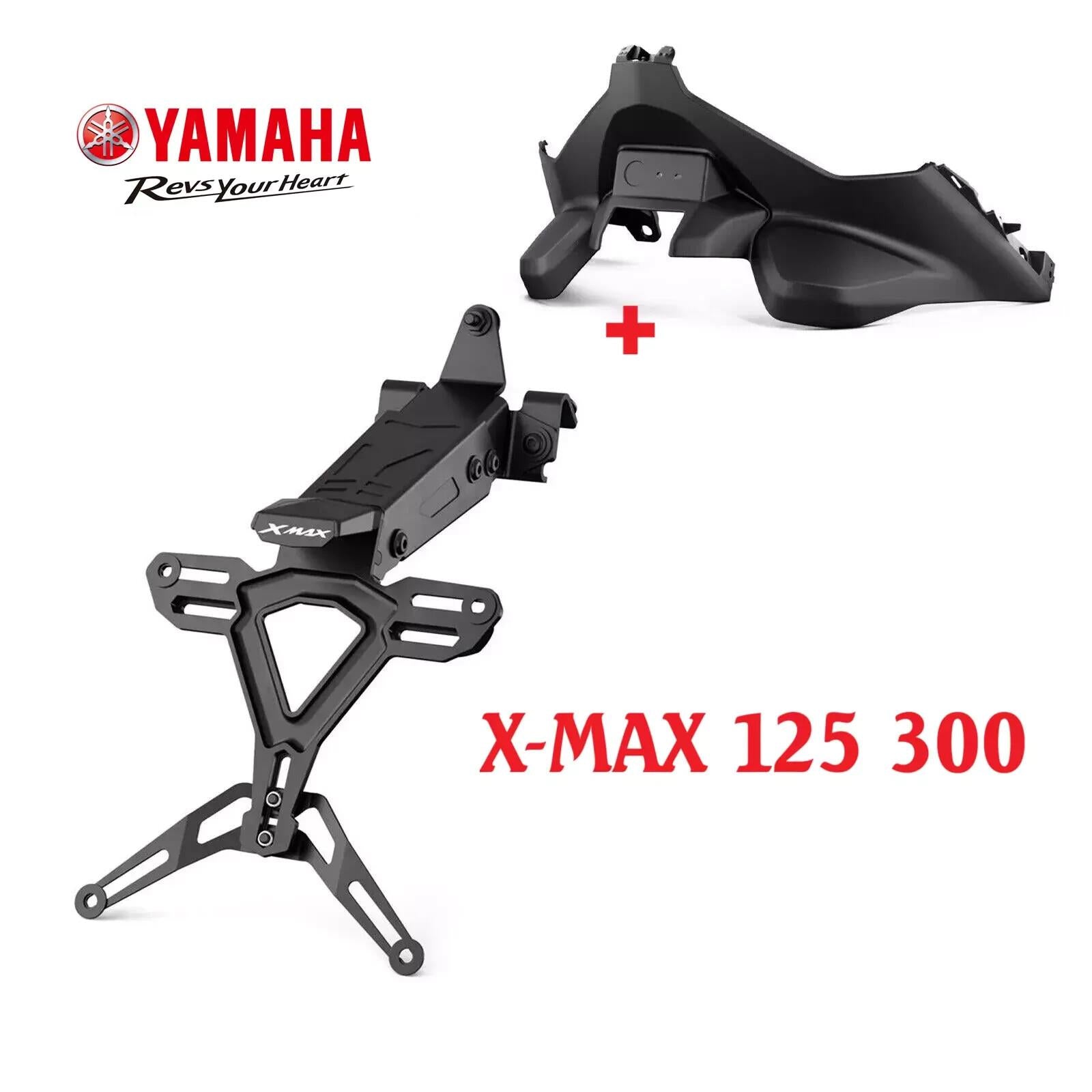Genuine Yamaha Sports License Plate Holder & Cover XMAX 2023 Onwards