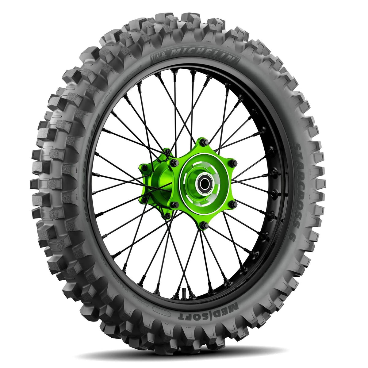 100/90-19 MICHELIN STARCROSS 6 MEDIUM SOFT REAR TIRE