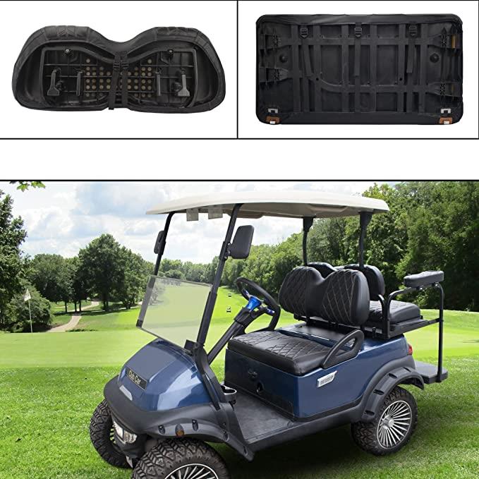CLUB CAR PRECEDENT LUXURY REPLACEMENT BACK & BOTTOM SEAT COVER SET