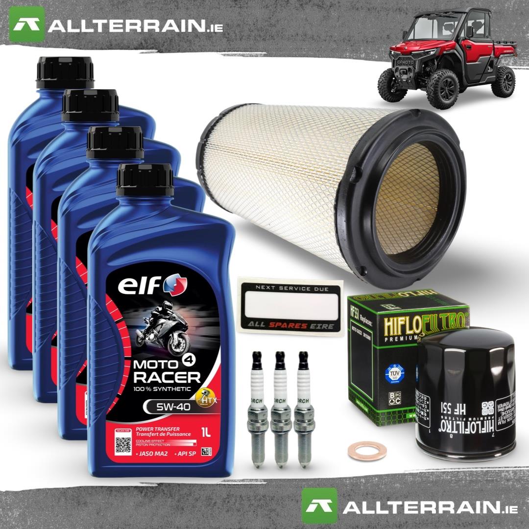 SERVICE KIT for CFMOTO UFORCE U10 PRO HIGHLAND INC OIL, FILTERS PLUGS