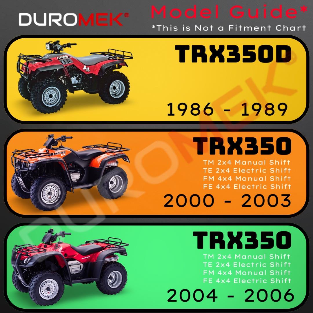 HONDA TRX350 TRX400 FOURTRAX COMPLETE SEAT CUSHION & COVER 2004-2007