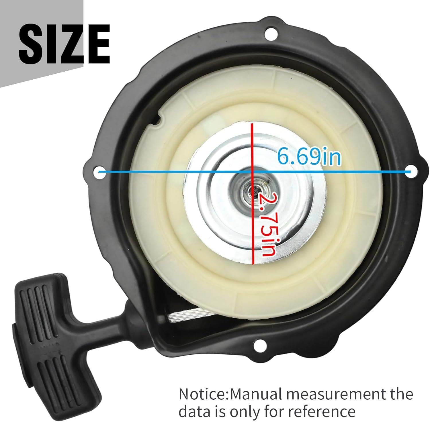 Yamaha Grizzly & Bruin 350 YFM350 Recoil Pull Starter Assembly 04-22