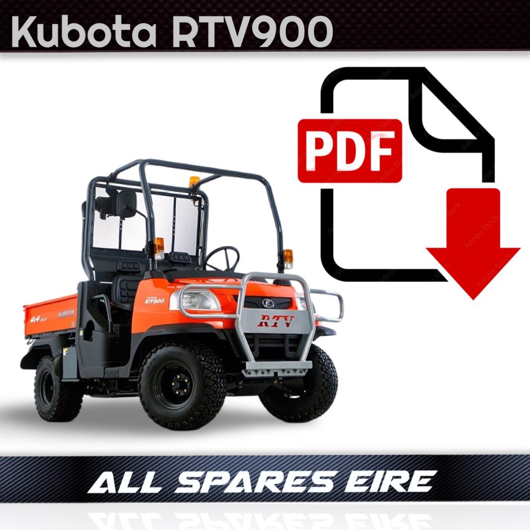 KUBOTA RTV900 WORKSHOP SERVICE REPAIR MANUAL (PDF DOWNLOAD)