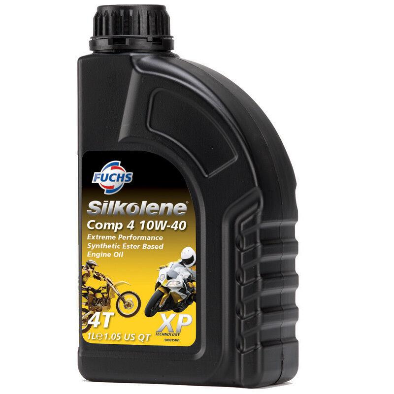 SILKOLENE COMP 4 XP 10W40 SEMI SYNTHETIC ESTER BASED 4T ENGINE OIL 1L