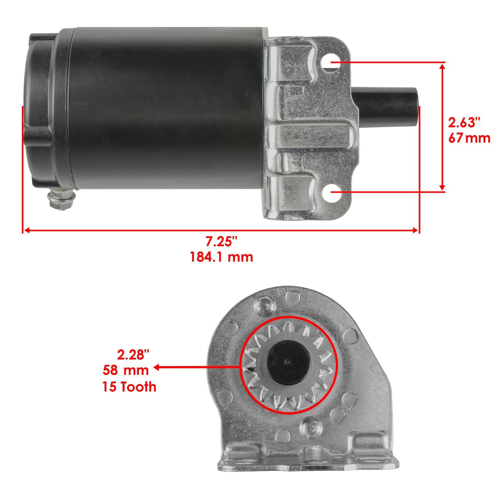 Starter Motor Briggs and Stratton Vanguard V-Twin engines 12.5 – 18HP