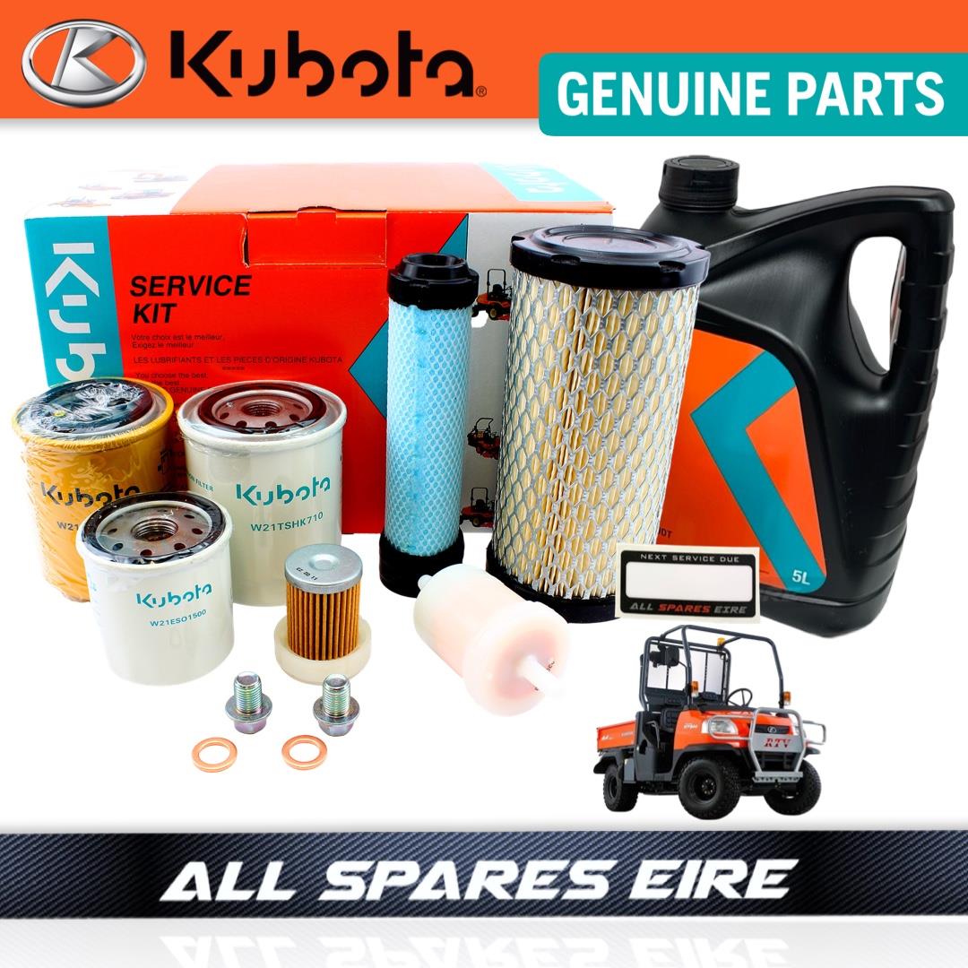 KUBOTA GENUINE RTV900 1000HR SERVICE KIT AIR OIL FUEL HST FILTERS