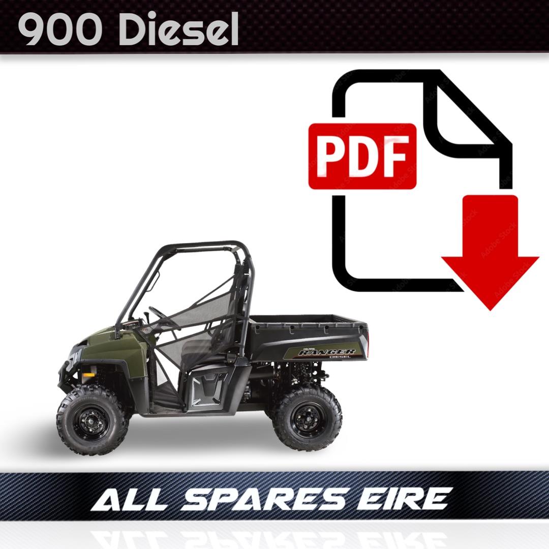 POLARIS RANGER 900D DIESEL TECHNICIANS WORKSHOP SERVICE REPAIR MANUAL