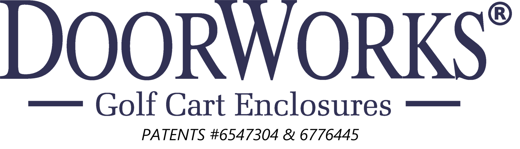 YAMAHA 3 SIDED CUSTOM FIT GOLF BUGGY DOORWORKS™ USA COVER ENCLOSURE