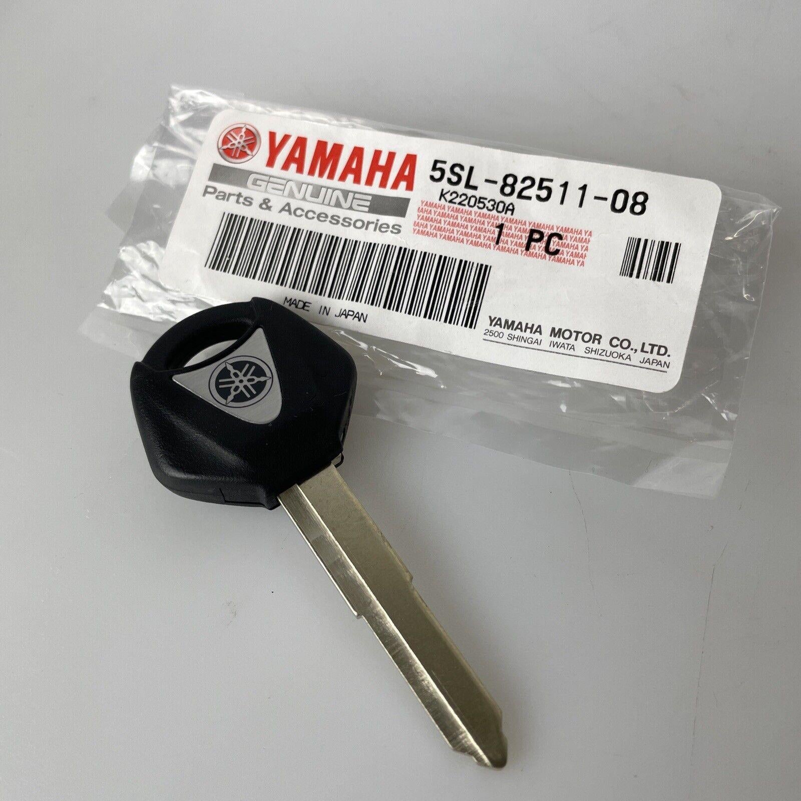 Genuine Yamaha Blank Key with CHIP fits MT-01/MT-03/MT-07/MT-09/MT-10