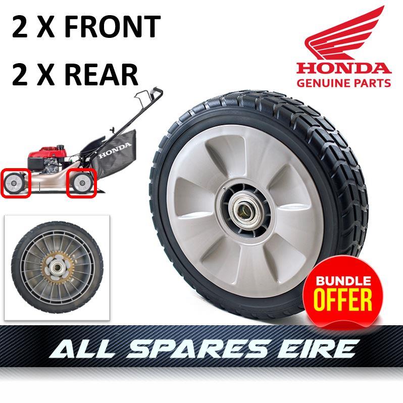 Genuine OEM Honda HRG536 Wheel & Tire Kit - 2 Front & 2 Rear Wheels