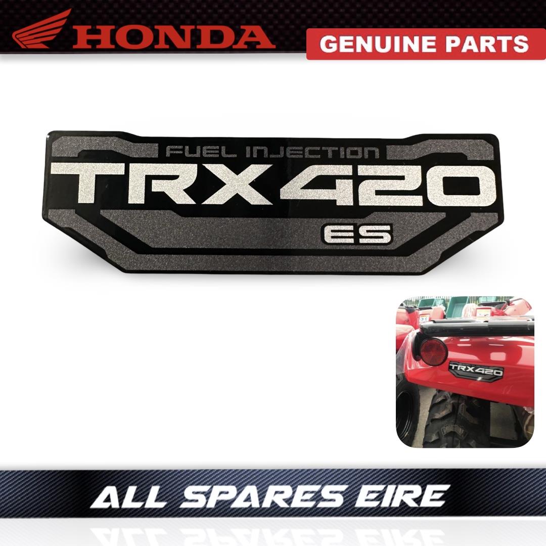 Genuine Honda TRX 420ES Fourtrax Fairing Mudguard Sticker Decal Rear