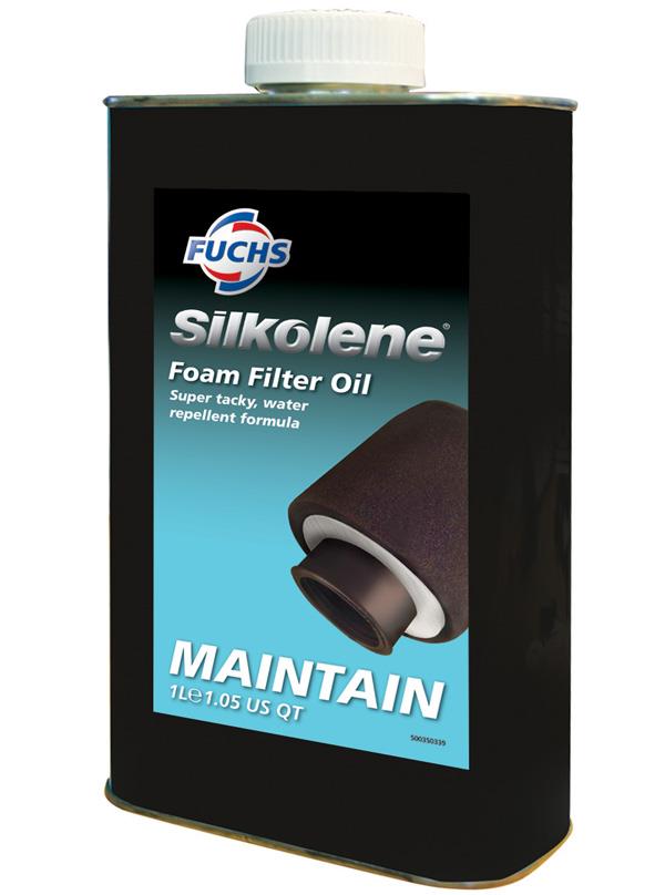 Silkolene Foam Filter Oil Super Tacky Motorcycle Maintenance 1 Litre