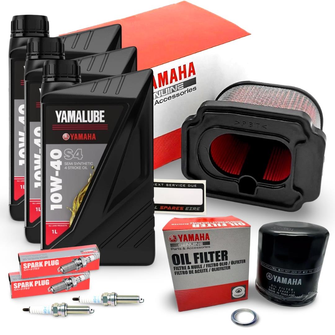 Genuine Yamaha Service Kit MT-07, XSR700, Tracer 700/7/GT Air Oil Filter & Plugs