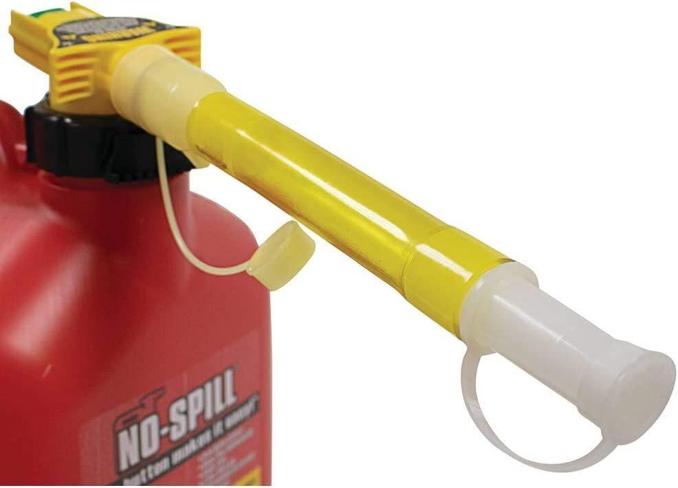 No-Spill Jerry Fuel Can - 6" Flexible Spout Extension - 0206