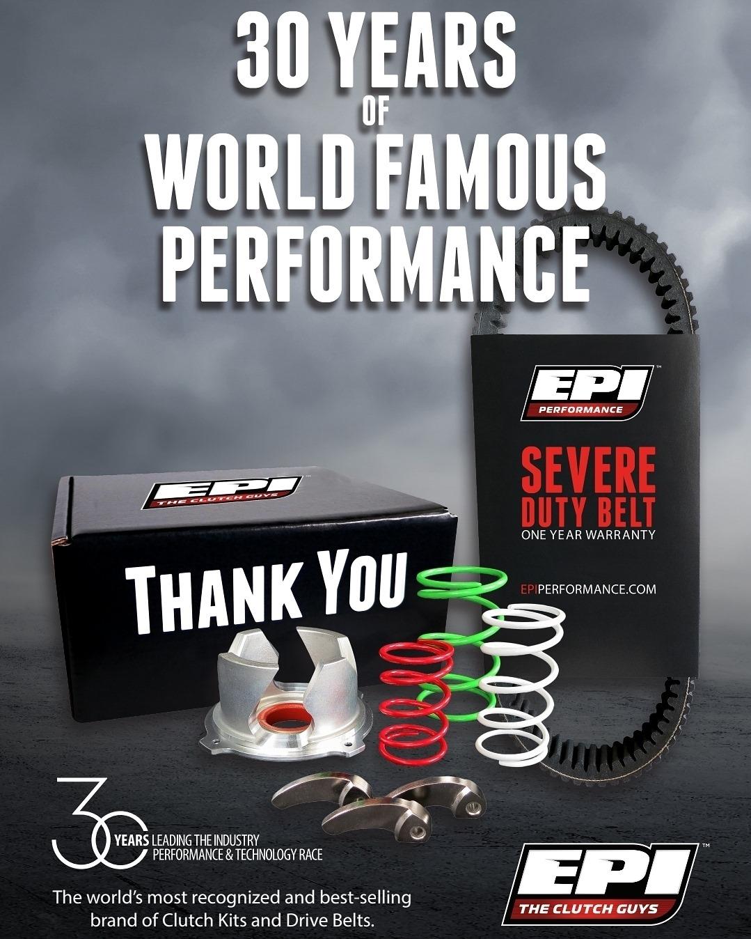 EPI SEVERE DUTY CLUTCH DRIVE CVT BELT FOR POLARIS RANGER 570