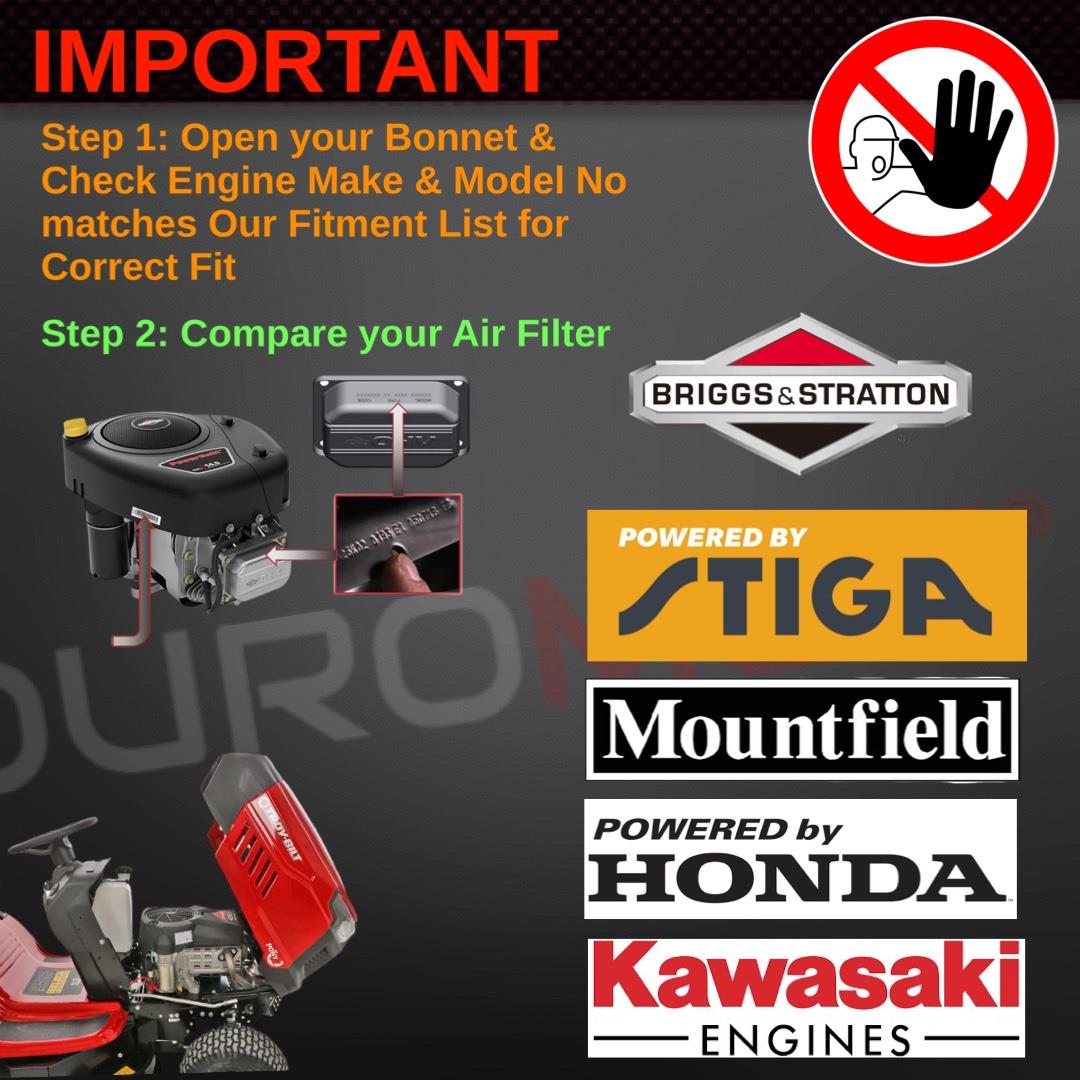 ATCO Ride On Service kit with Kawasaki FS481V FS600V FS691V Engine