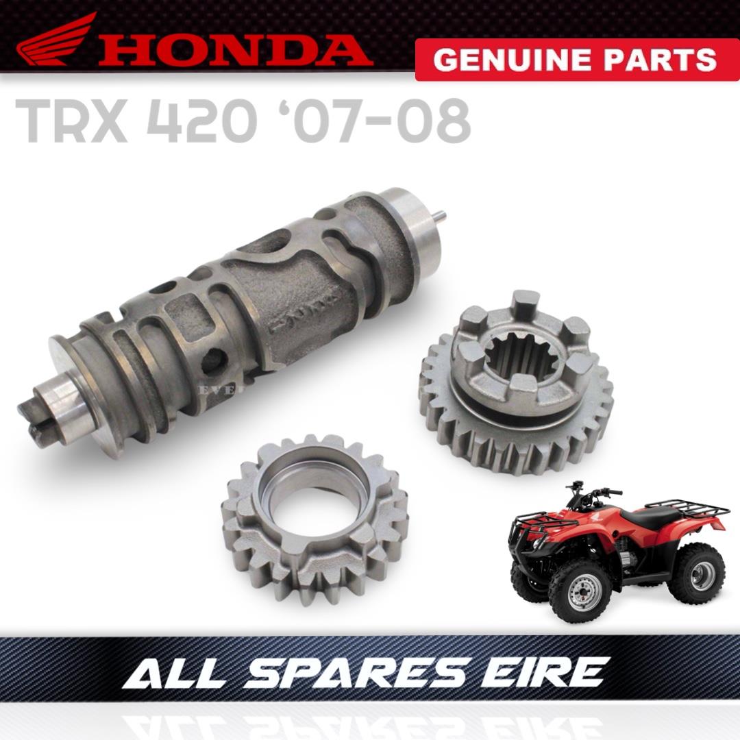 Genuine Honda TRX420 3rd 4th Gear & Gearshift Drum 2007-2008
