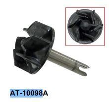 WATER PUMP WP SHAFT + IMPELLER, BRONCO AT-10098A, 3B4-12450-00-00