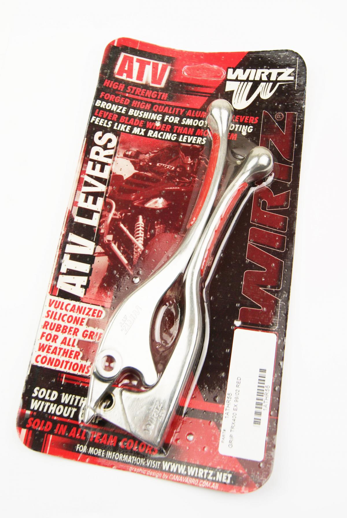 Wirtz Lever Set Grip Red
