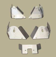 A-ARM SKID PLATES ALUMINUM 07-13 YAMAHA GRIZZLY YFM 550/700, 710A RICOCHET