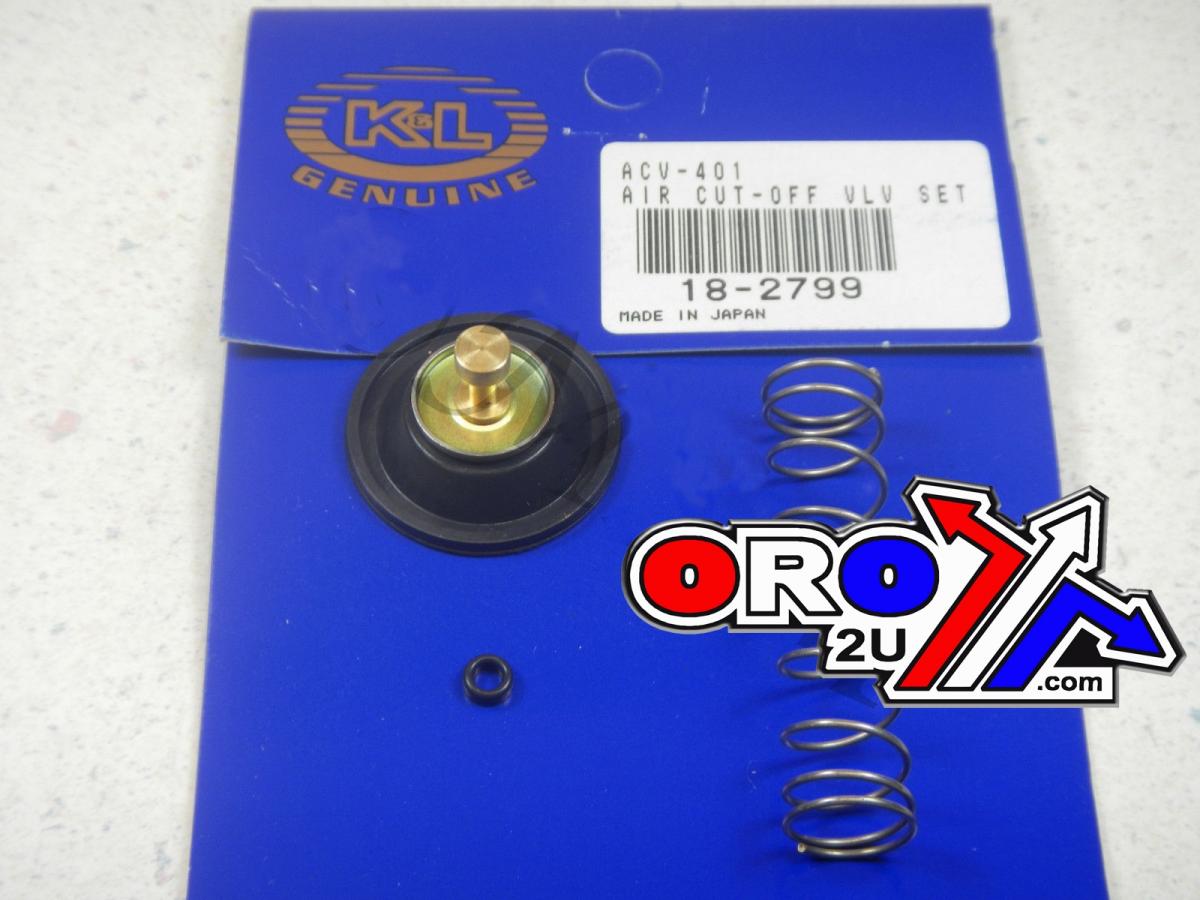 AIR CUT-OFF VALVE SET, DIAPHRAGM & SPRING, K&L 18-2799, KL18-2799