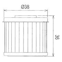 Oil Filter Honda Crf250 Hf116 At-07066 Mf8116