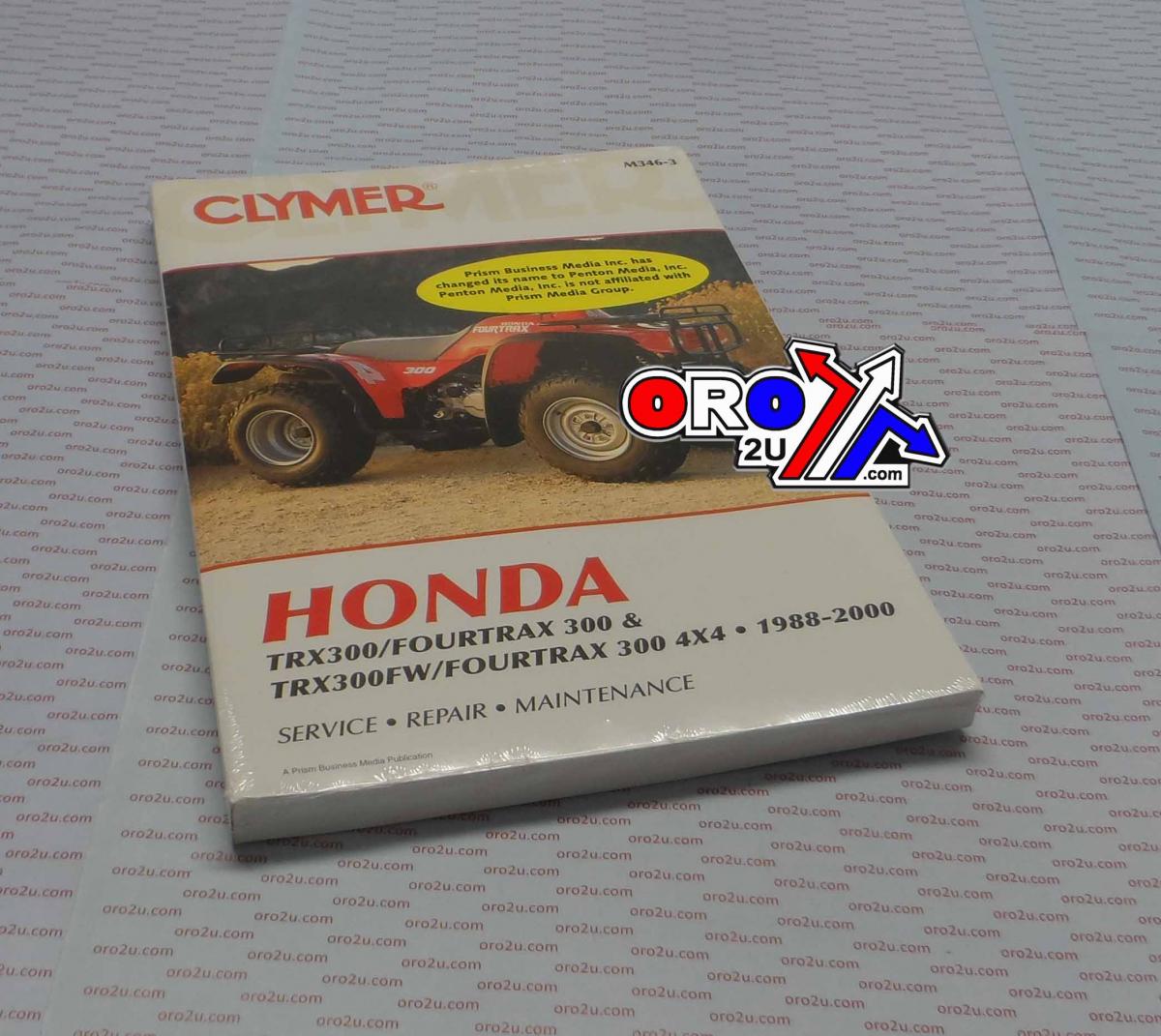 Manual Trx300 2X2,4X4 Clymer