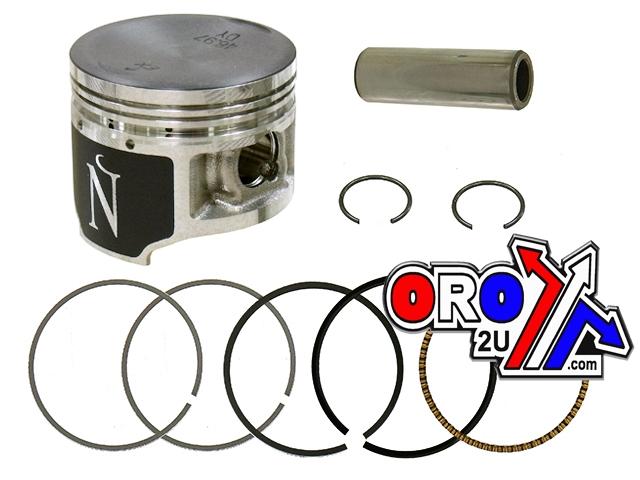 PISTON KIT YFA1 BREEZE 125 ATV, GRIZZY 125, NAMURA NA-40019-2, 49.50.mm
