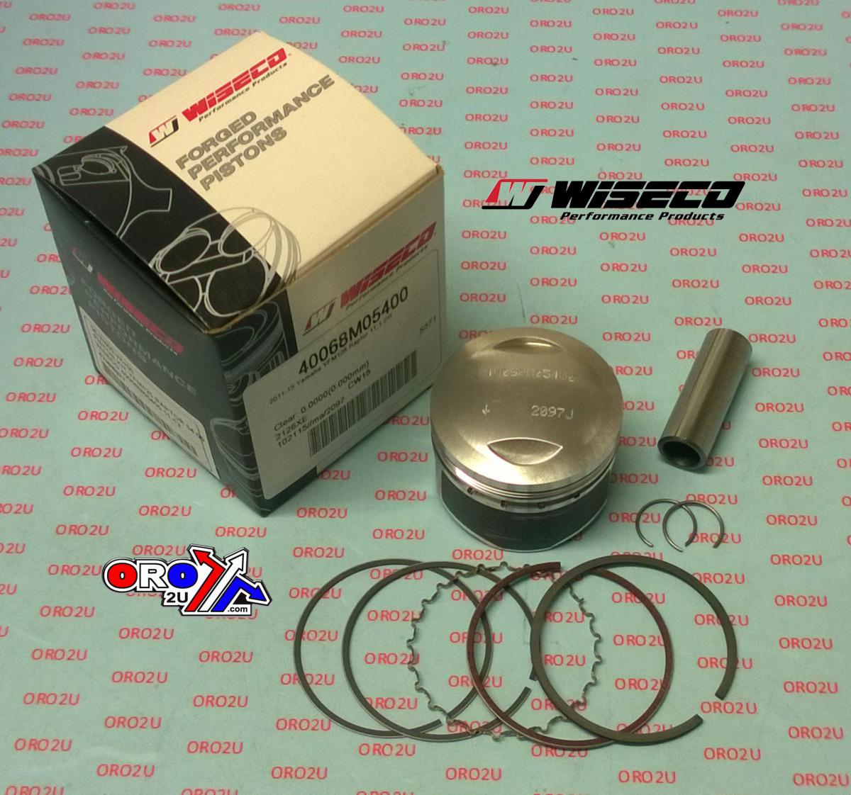 PISTON KIT YFM125 RAPTOR 54.00, WISECO 40068M05400 11-12