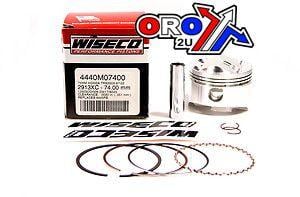 Piston Kit 87-92 Trx250X 74.00, Wiseco 4440M07400 Honda Atv