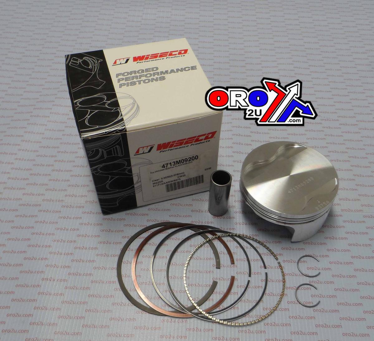 PISTON KIT LTZ400 KFX400 92.00, WISECO 4713M09200 KAWASAKI