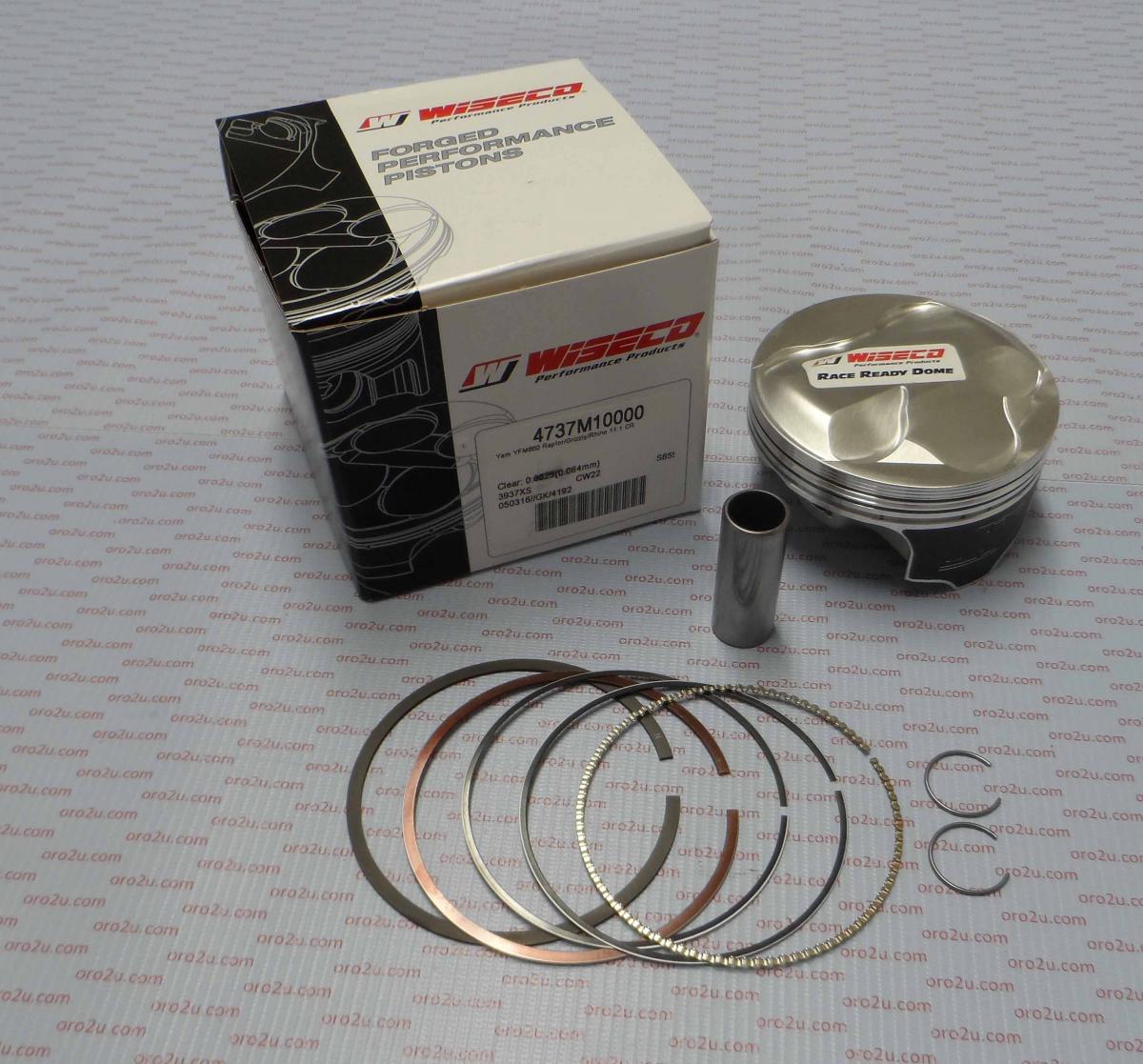 PISTON KIT 01-05 YFM660 100 HC, WISECO 4737M10000 YAMAHA ATV
