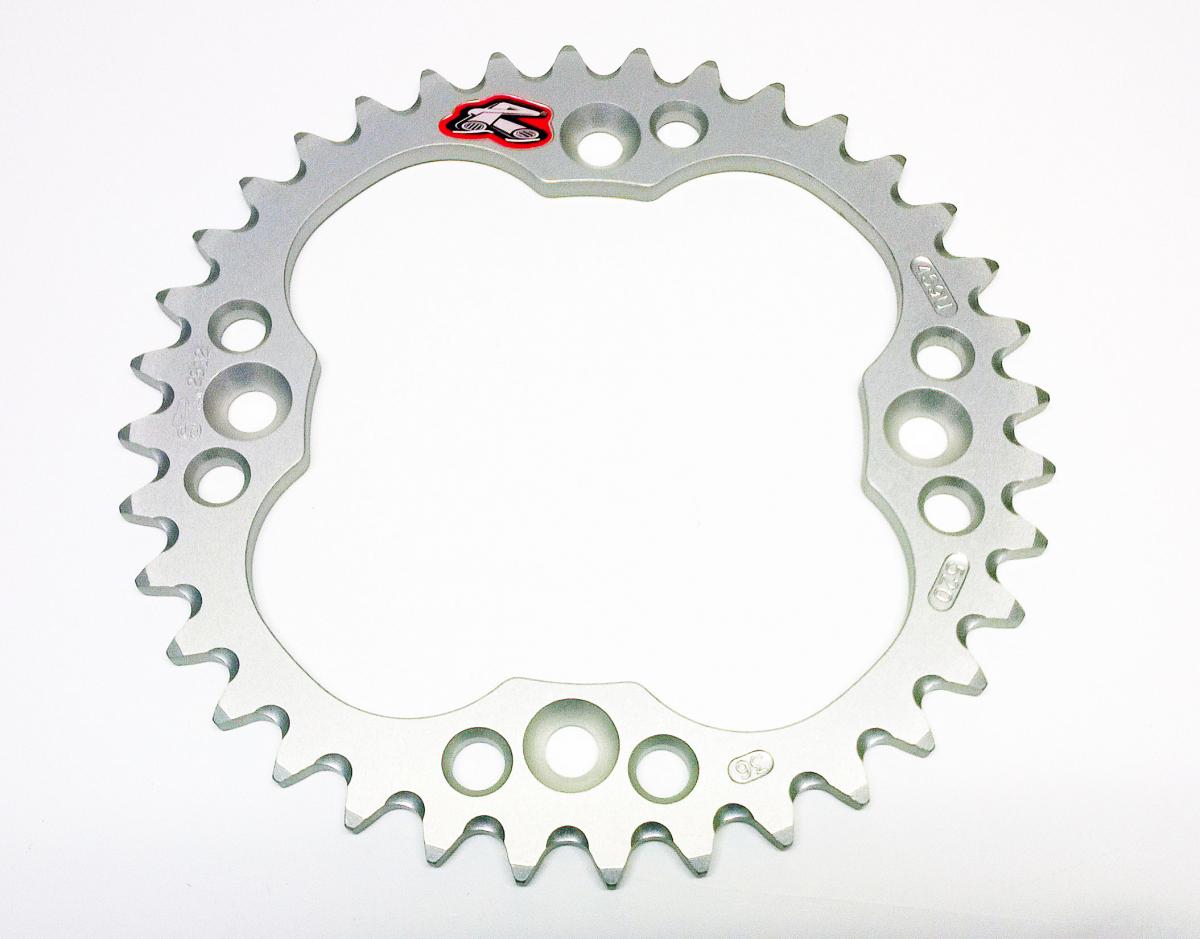 REAR SPROCKET ALLOY RENTHAL, ULTRALITE 459U-520-36GYSI SILVER