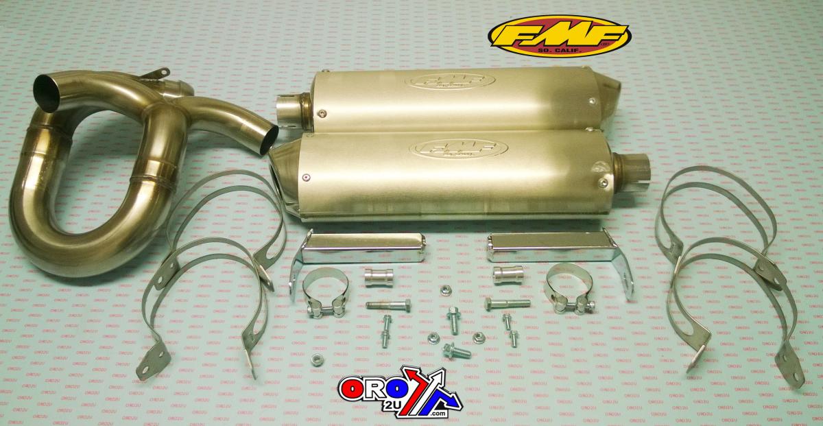END OF LINE Powercore 4 Dual Exhaust Silencer 09-11 Polaris RZR 800 S - FMF 045283