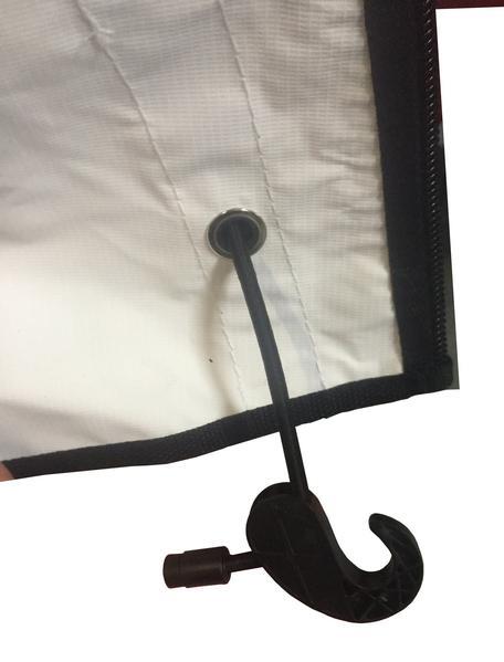 YAMAHA 3 SIDED CUSTOM FIT GOLF BUGGY DOORWORKS™ USA COVER ENCLOSURE