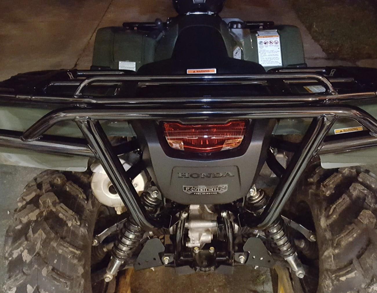 HONDA TRX500 RUBICON REAR FENDER STORAGE COVER DOOR,TOOL BOX LID